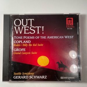 Out West!: Tone Poems of the American West - Music CD -  -  1992-12-11 - Delos -